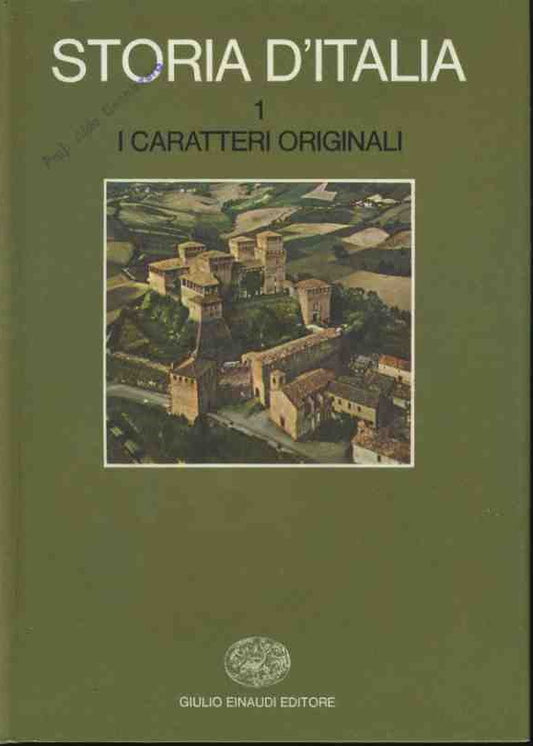 Storia d'Italia. I. I caratteri originali - copertina