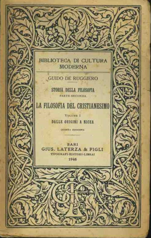 La filosofia del cristianesimo. Voll. 1-2-3 - copertina