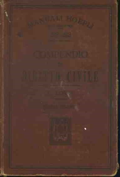 Compendio di diritto civile - copertina