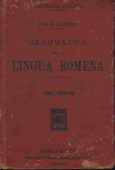 Grammatica della lingua romena - copertina