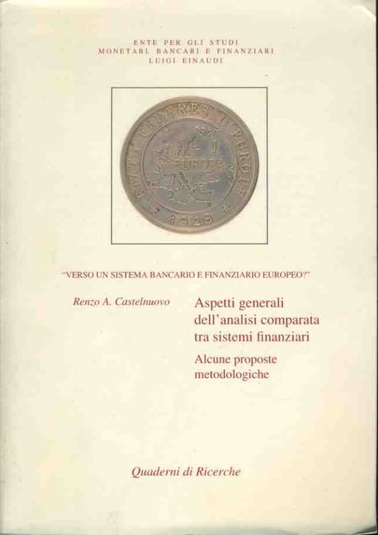 Aspetti generali dell'analisi comparata tra sistemi finanziari - copertina