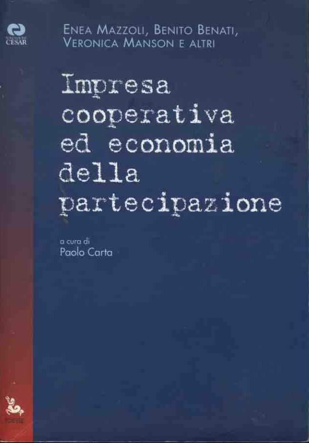 Impresa cooperativa ed economia della partecipazione - copertina