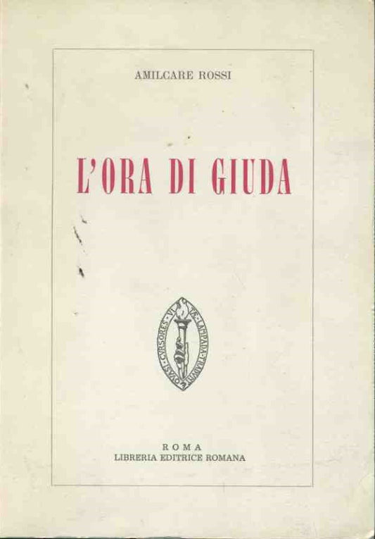L'ora di Giuda - copertina