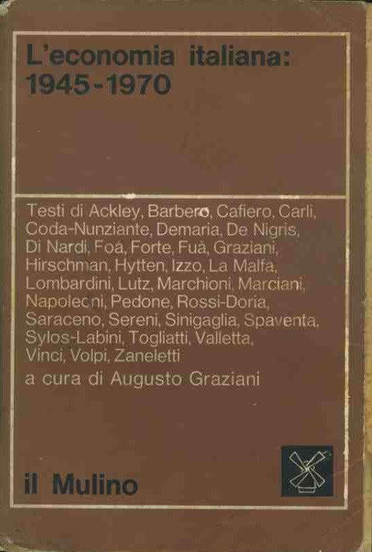 L'economia italiana: 1945-1970 - copertina