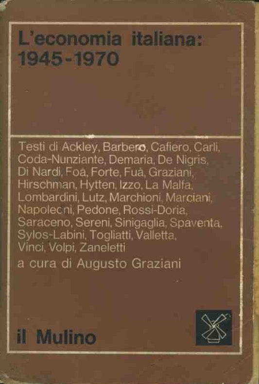L'economia italiana: 1945-1970 - copertina