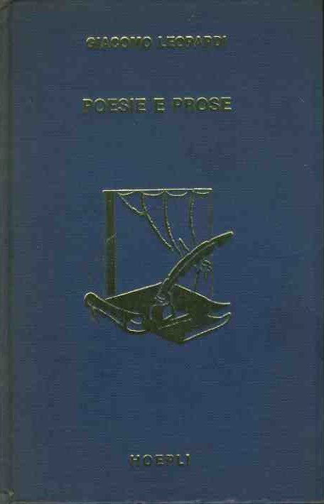 Poesie e prose - copertina