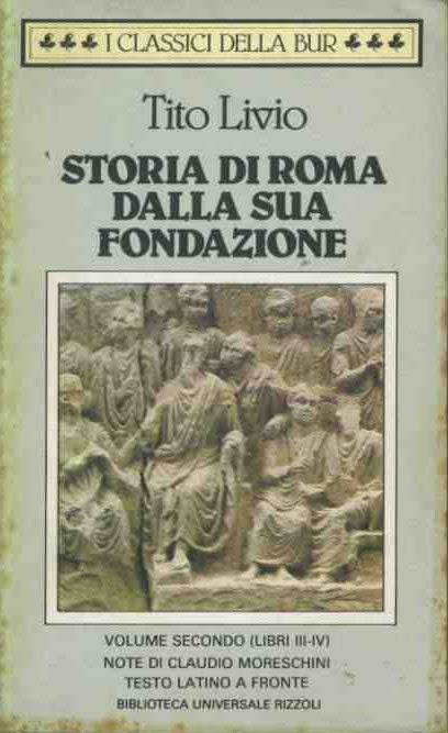 Storia di Roma dalla sua fondazione. Volume II - copertina