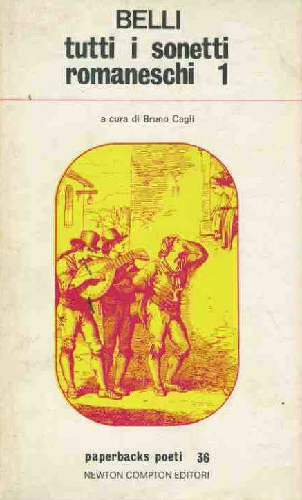 Tutti i sonetti romaneschi. Volume 1 - copertina