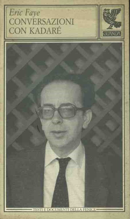 Conversazioni con Kadarè - copertina