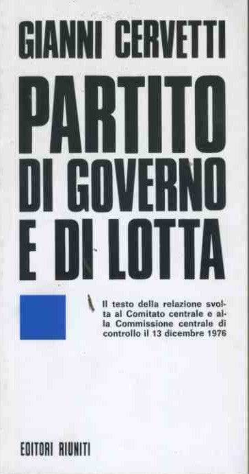 Partito di governo e di lotta - copertina