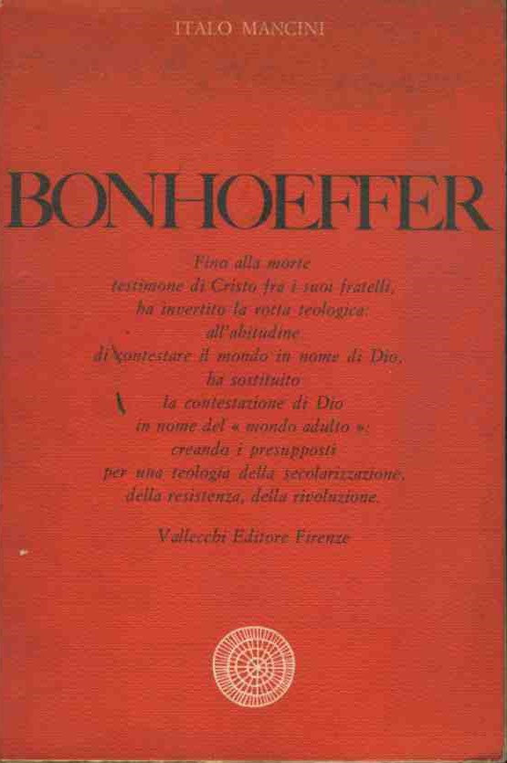 Bonhoeffer - copertina