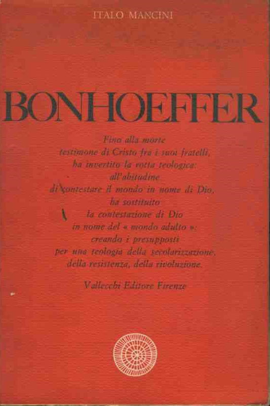 Bonhoeffer - copertina