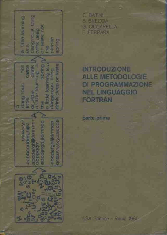 Introduzione alle metodologie di programmazione nel linguaggio Fortran. Parte prima - copertina