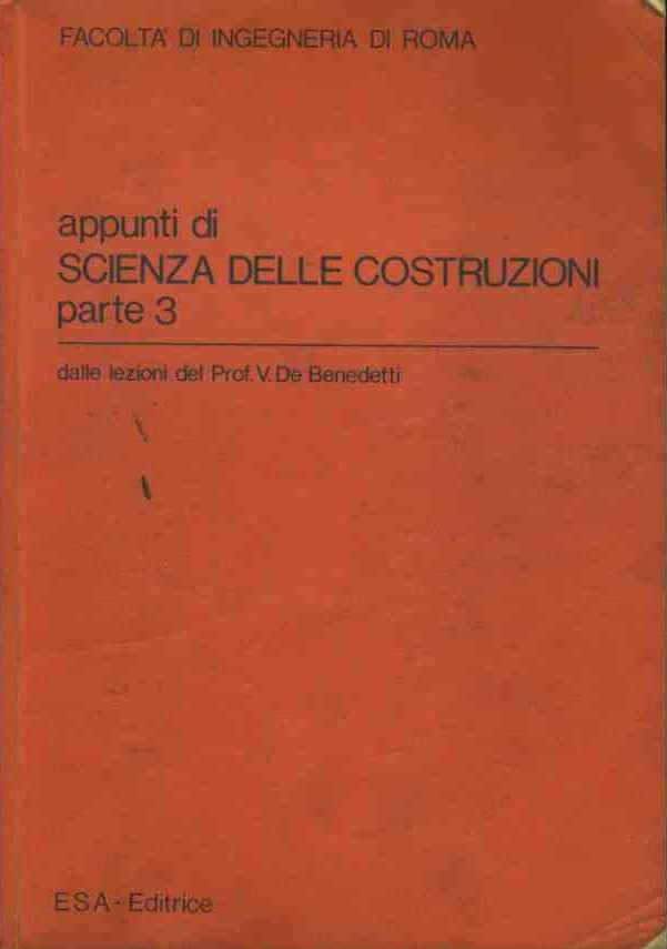 Appunti di scienza delle costruzioni 3 - copertina