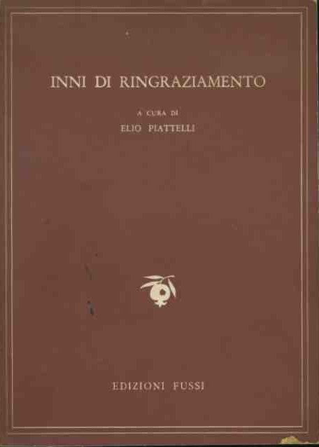 Inni di ringraziamento - copertina