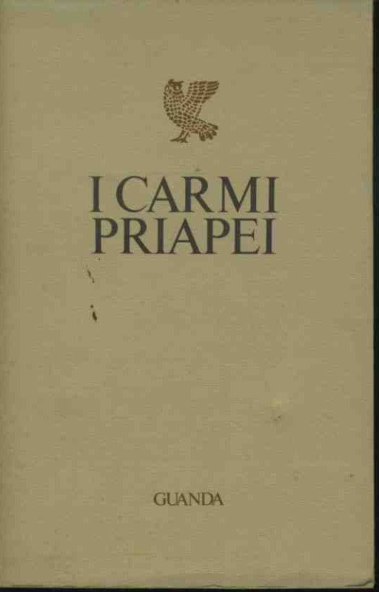 I carmi priapei - copertina