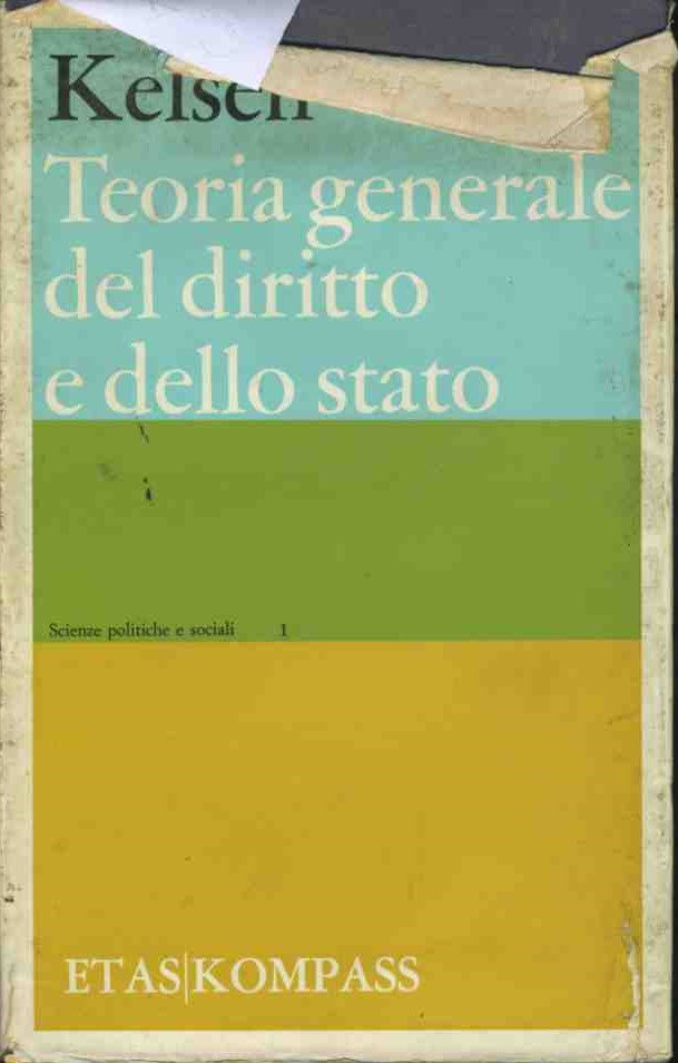 Teoria generale del diritto e dello stato - copertina