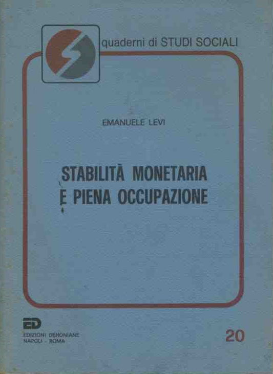 Stabilità monetaria e piena occupazione - copertina