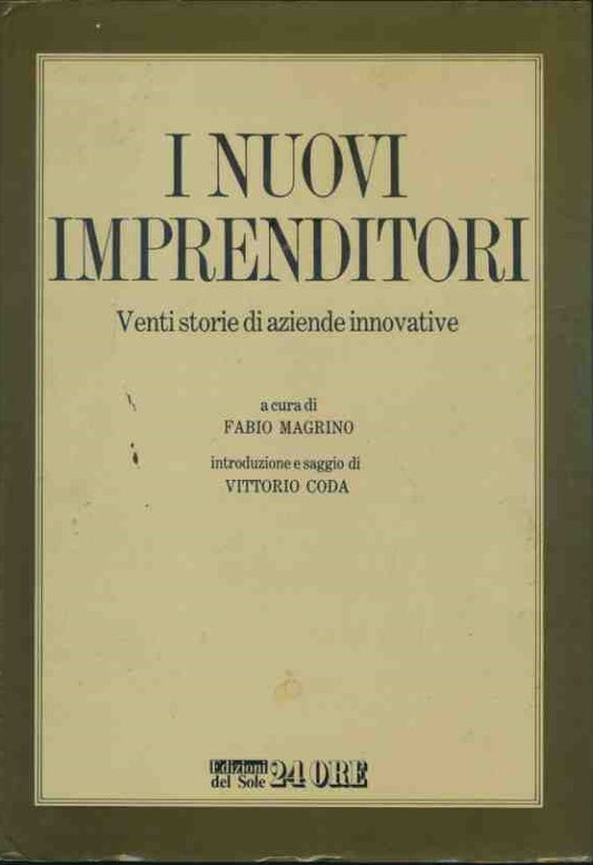 I nuovi imprenditori - copertina