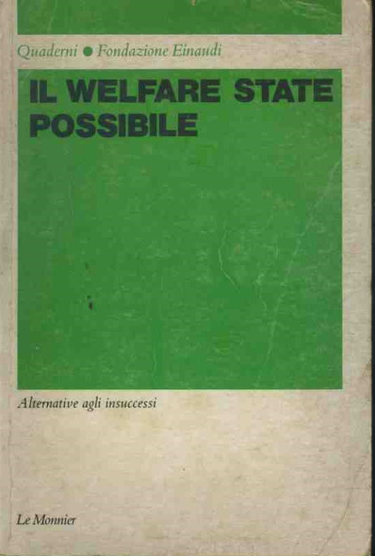 Il Welfare state possibile - copertina