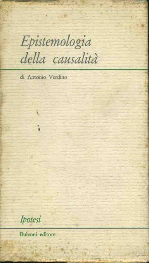 Epistemologia della casualità - copertina