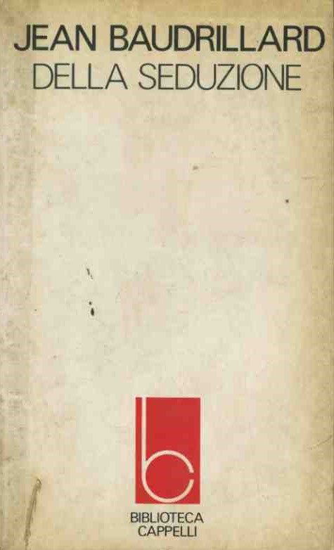 Della seduzione - copertina