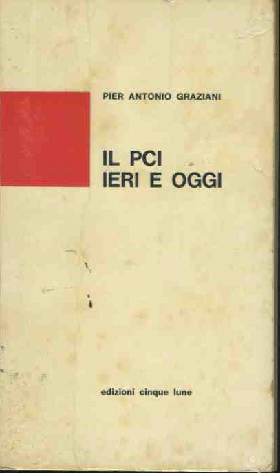 Il PCI ieri e oggi - copertina