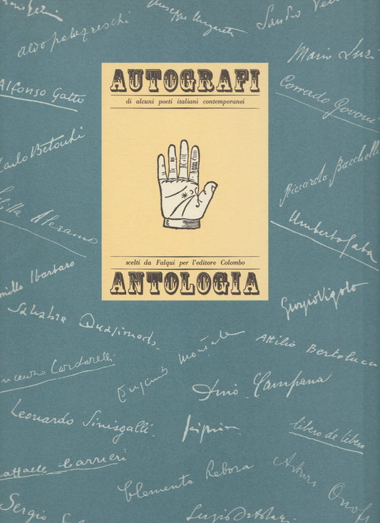 Autografi di alcuni poeti italiani contemporanei. Antologia. - copertina