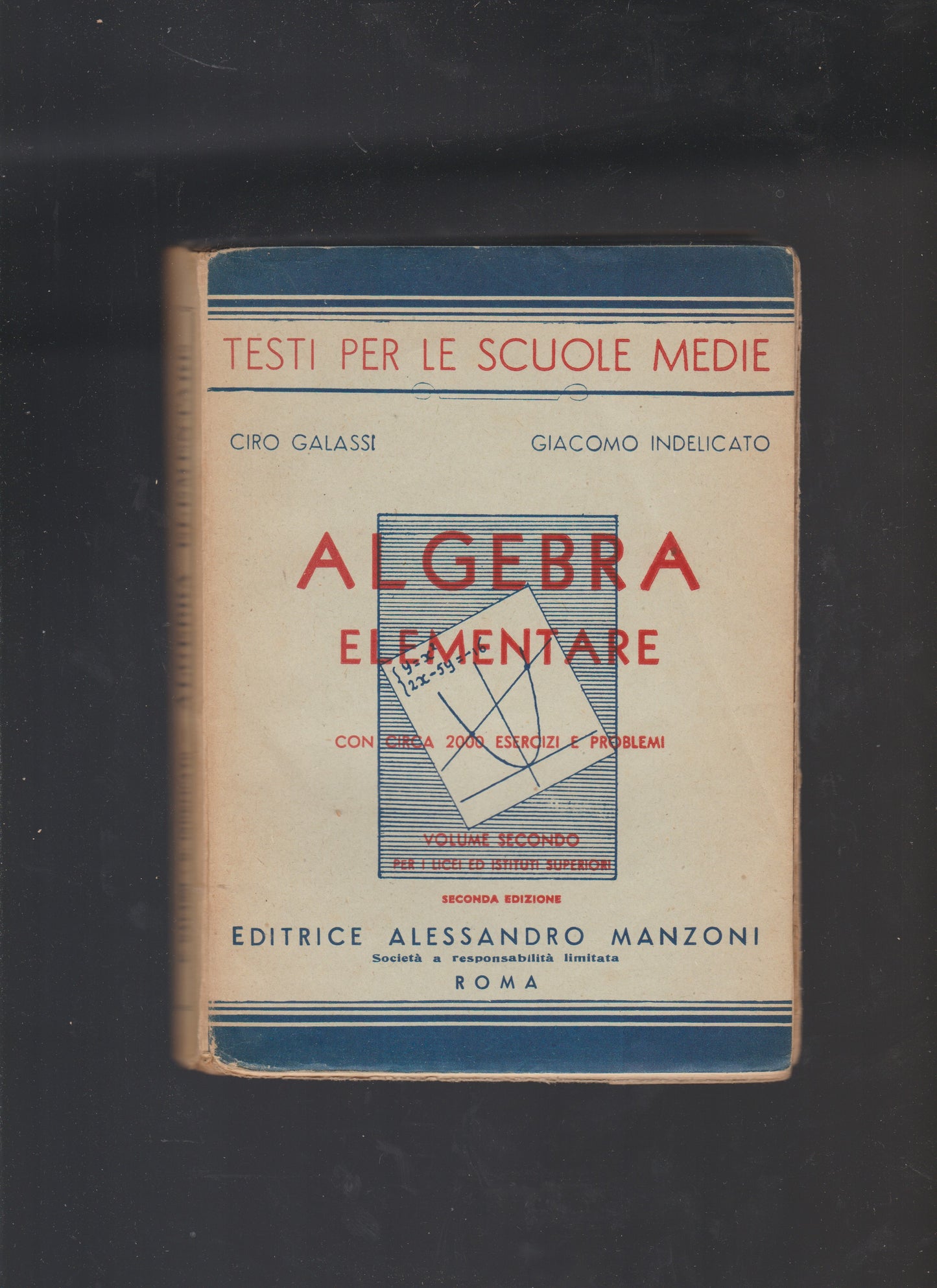 algebra elementare - copertina