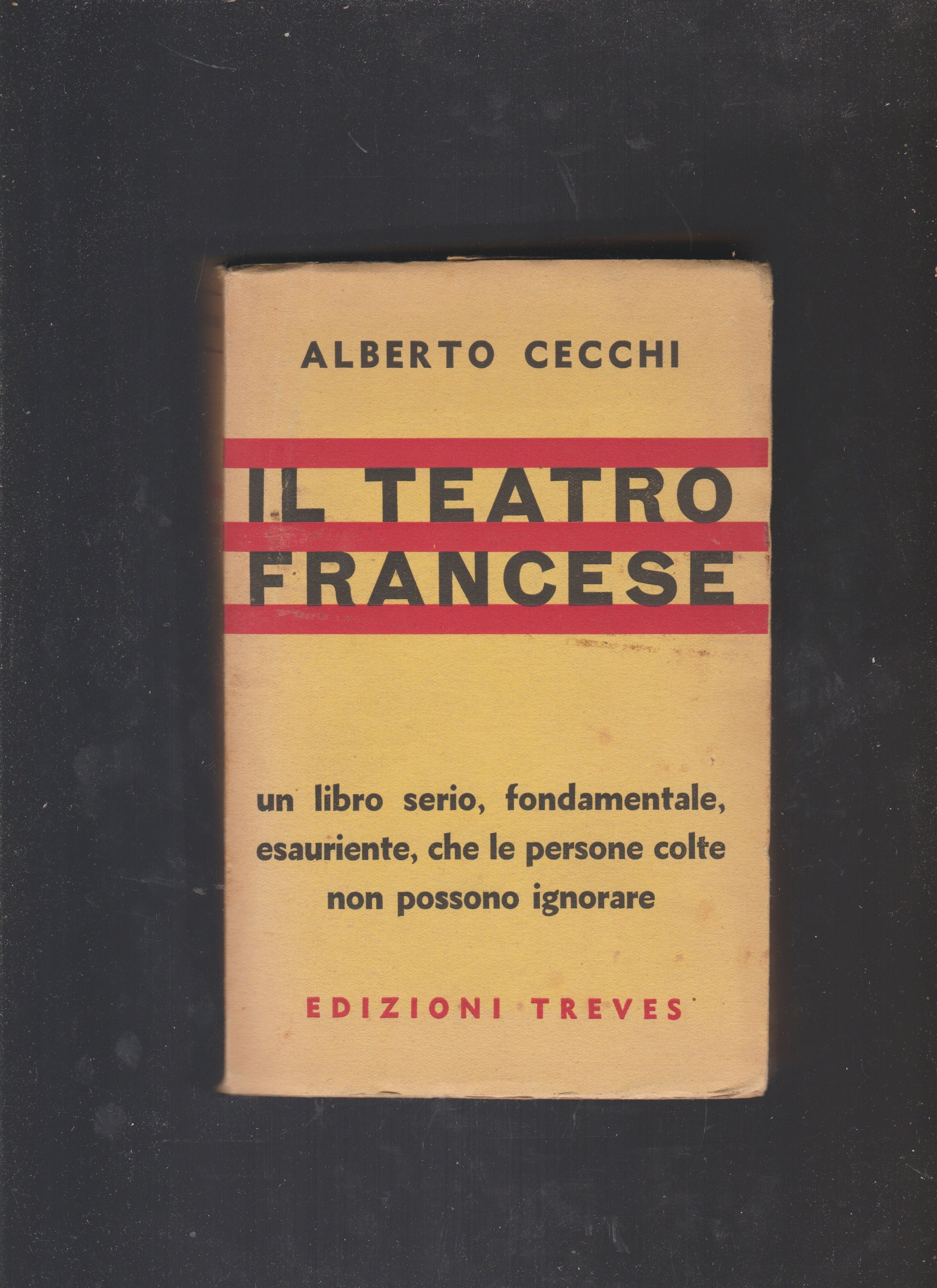 Il teatro francese. - copertina