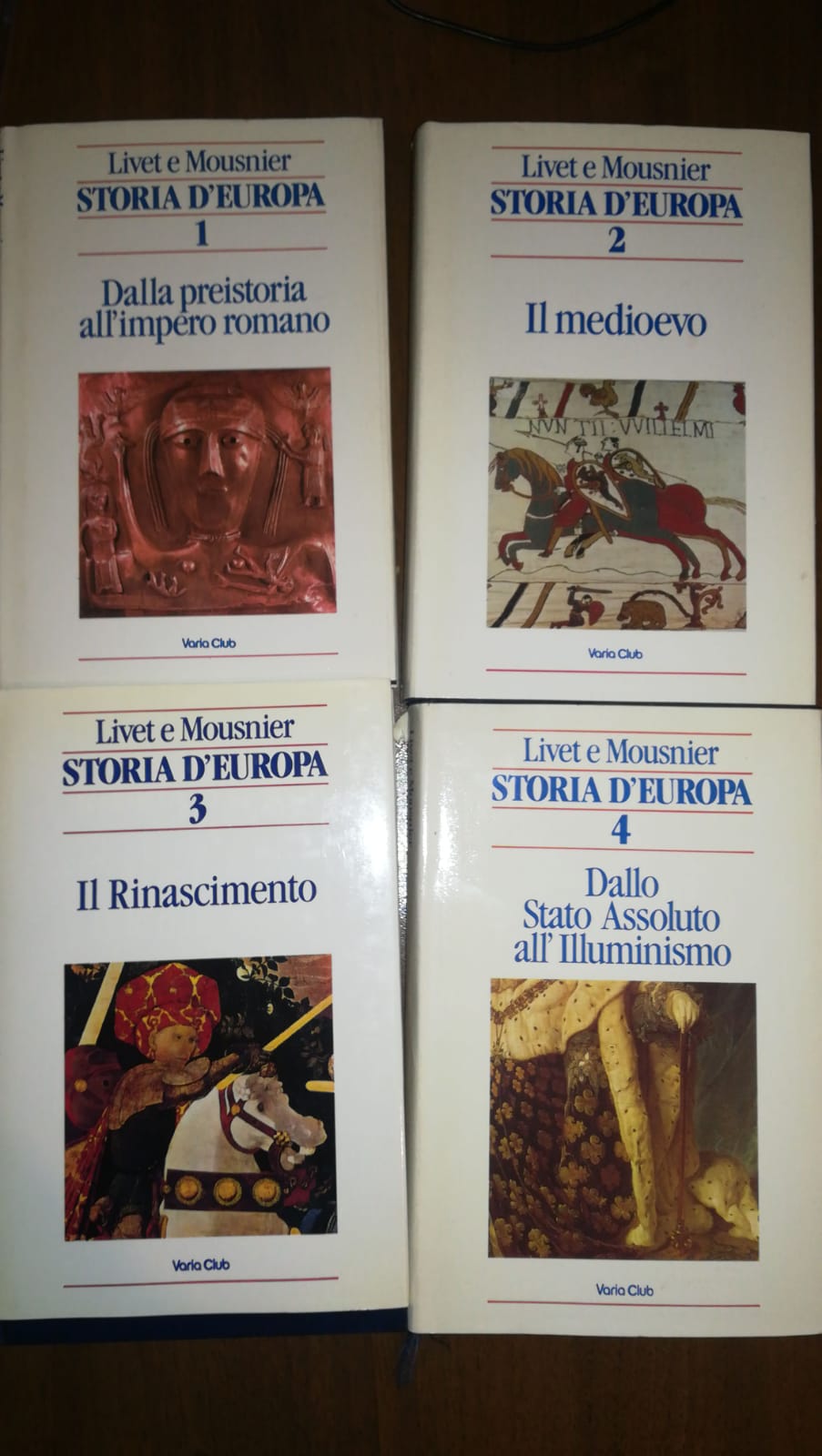 STORIA D'EUROPA. Volumi 1-2-3-4 - copertina