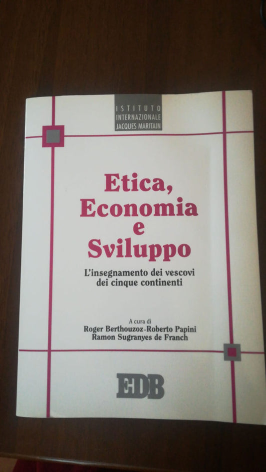 Etica, economia e sviluppo - copertina