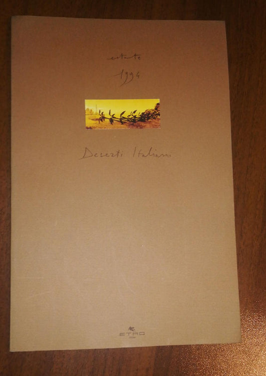 DESERTI ITALIANI - Estate 1994 - copertina