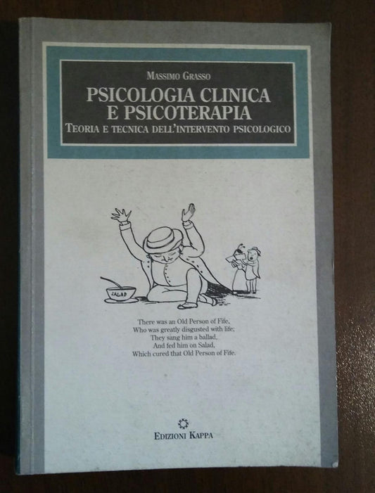 Psicologia Clinica E Psicoterapia - copertina