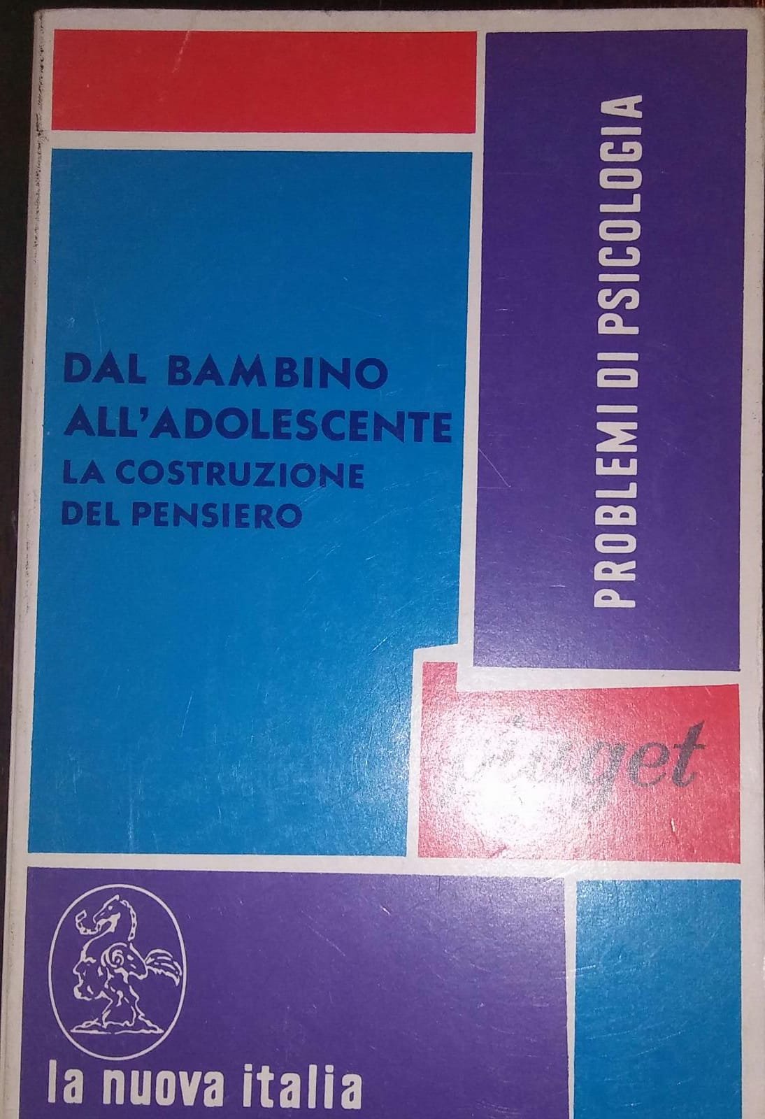 Dal bambino all'adolescente La costruzione del pensiero Passi scelti - copertina