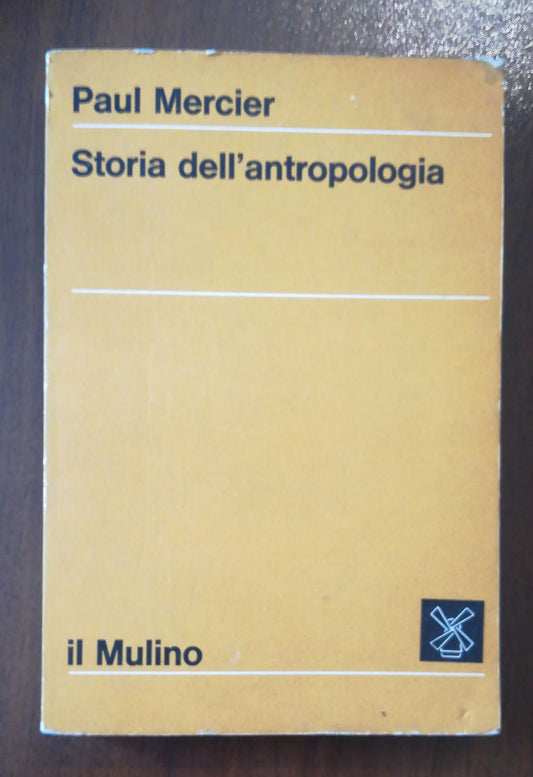 STORIA DELL'ANTROPOLOGIA - copertina