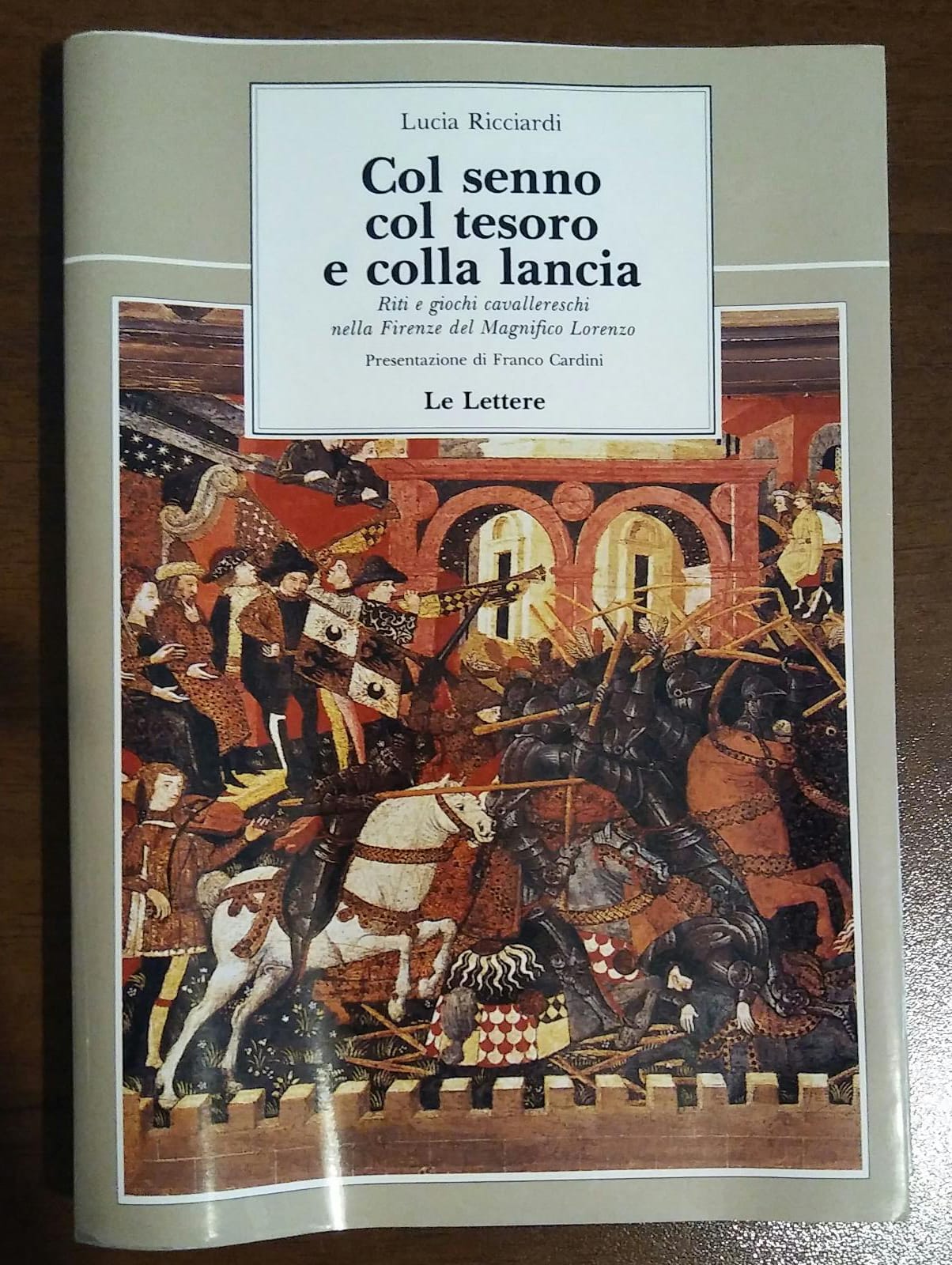 Col senno col tesoroe colla lancia - copertina