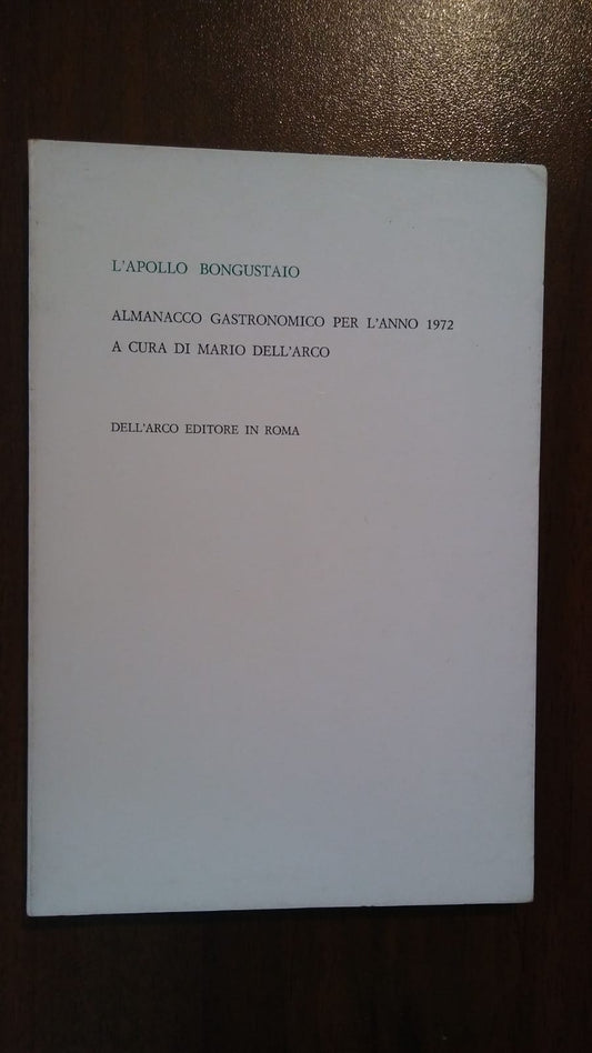 ALMANACCO GASTRONOMICO PER L'ANNO 1972 - copertina