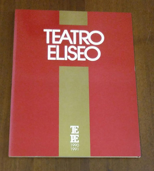 TEATRO ELISEO - copertina