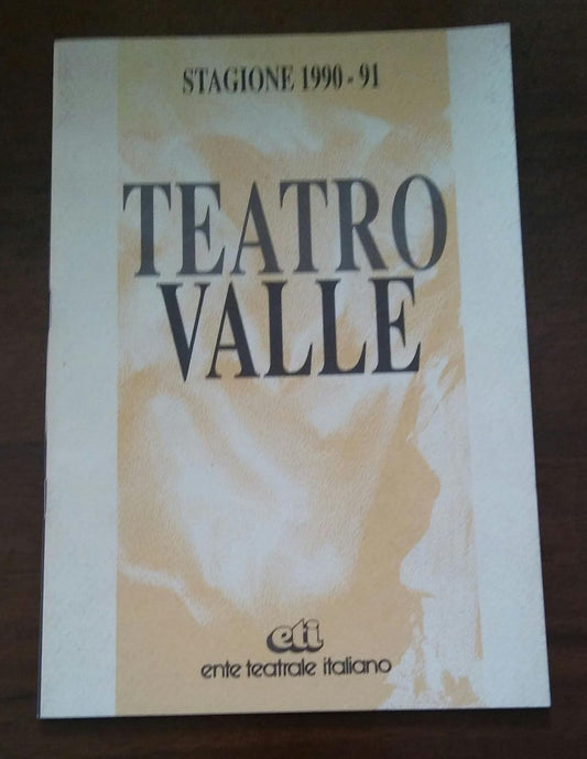 TEATRO VALLE STAGIONE 1990-1991 - copertina