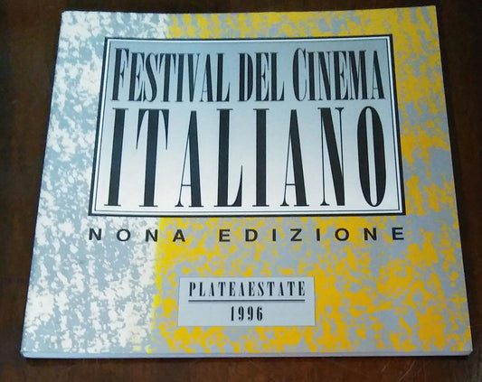 FESTIVAL DEL CINEMA ITALIANO NONA EDIZIONE - copertina