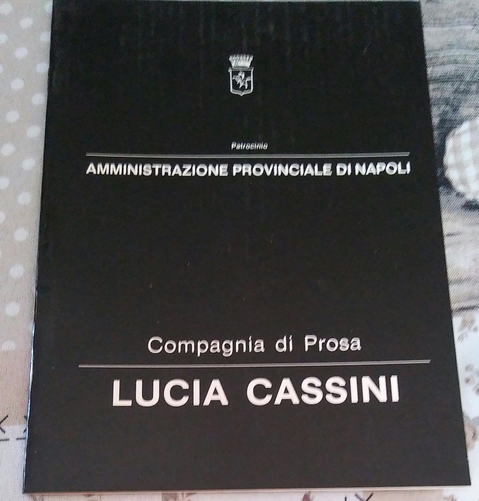 COMPAGNIA DI PROSA SPLENDORI E MISERIE - copertina