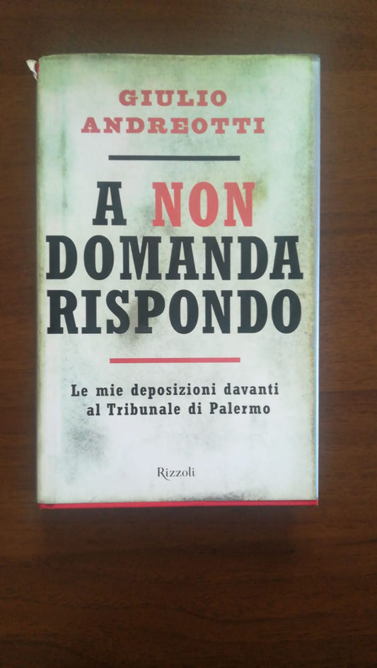 A NON DOMANDA RISPONDO - copertina