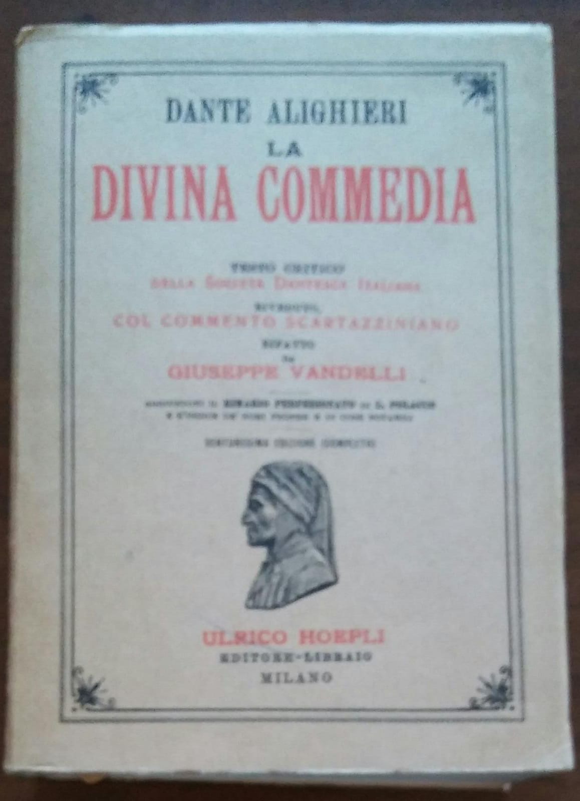 DANTE ALIGHIERI LA LA DIVINA COMMEDIA - copertina