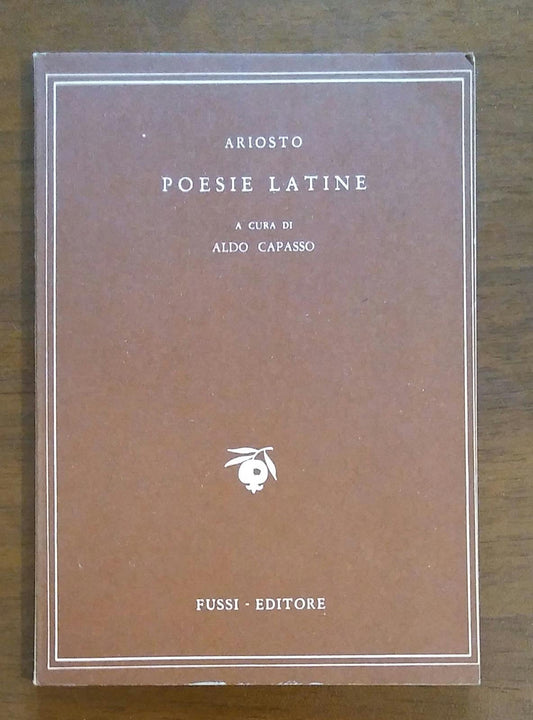 Poesie latine - copertina