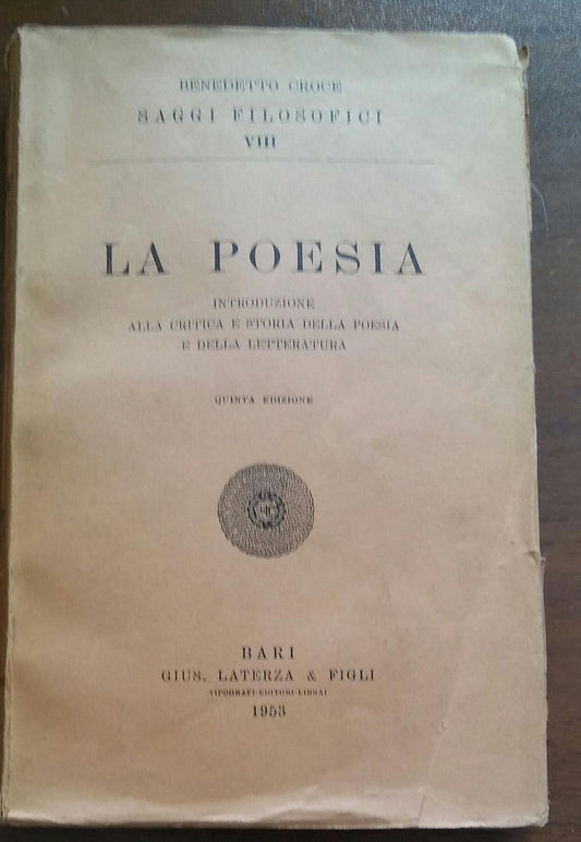 LA POESIA - copertina