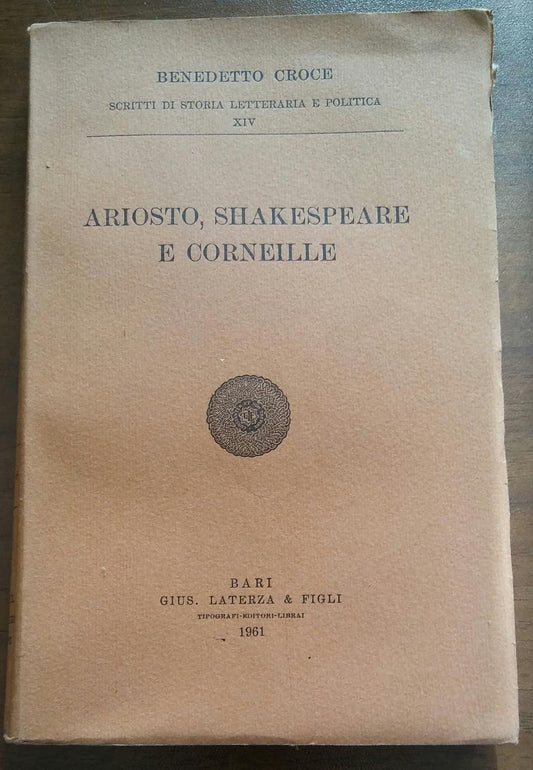 Ariosto, Shakespeare e Corneille - copertina