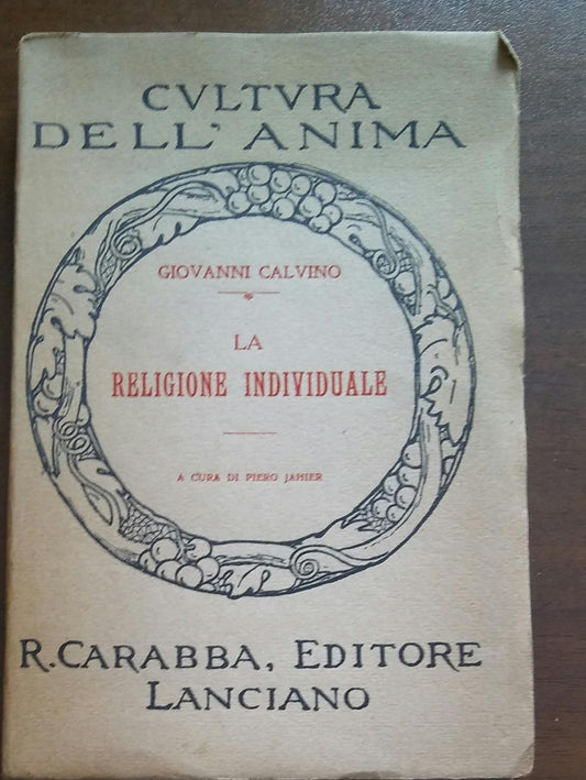 LA RELIGIONE INDIVIDUALE - copertina