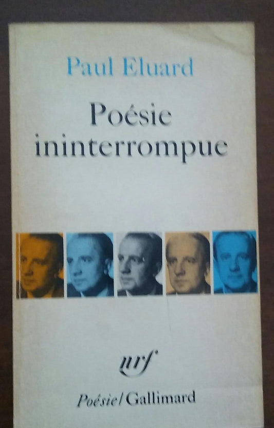 Poesie ininterrompue - copertina
