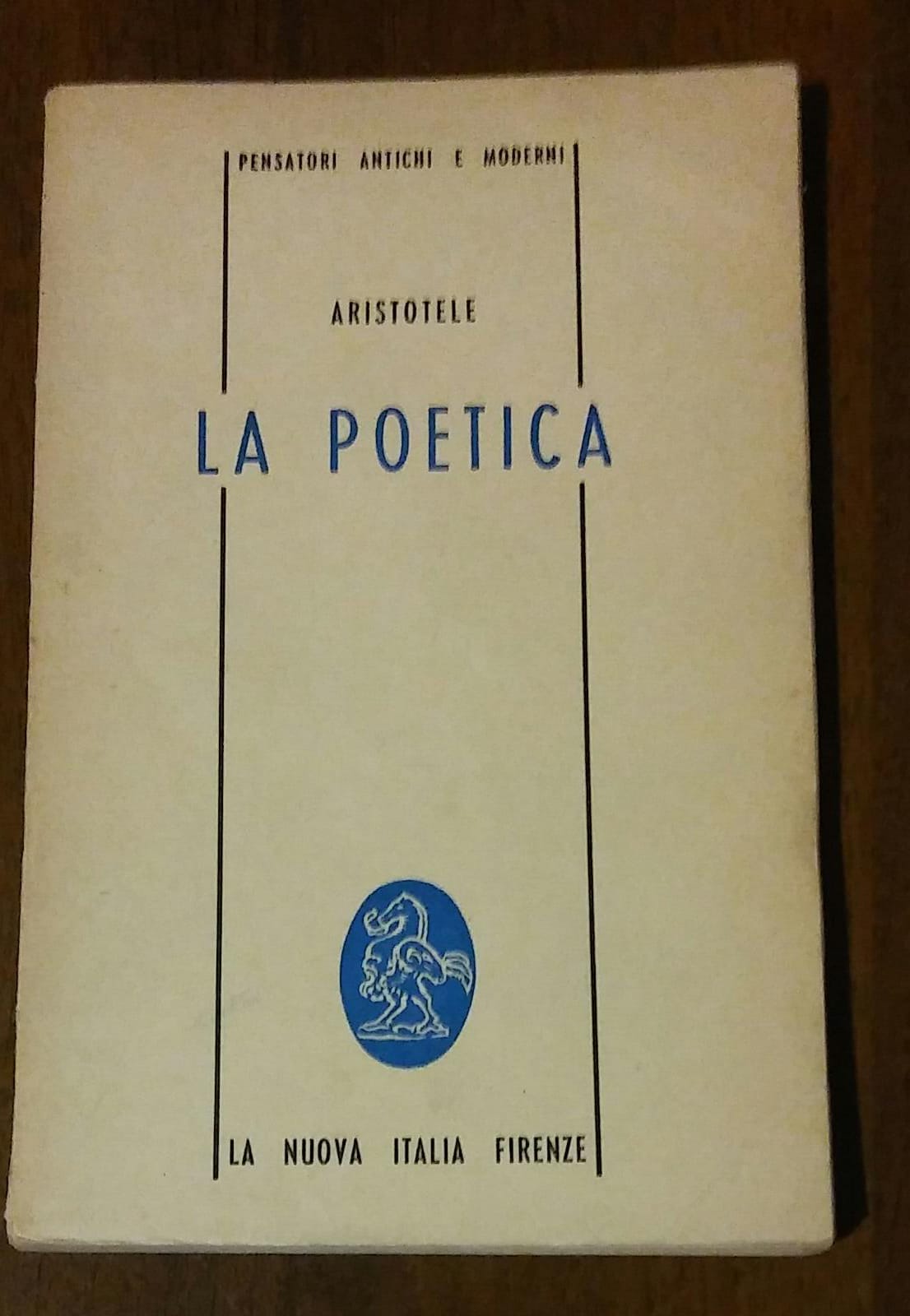 ARISTOTELE LA POETICA - copertina